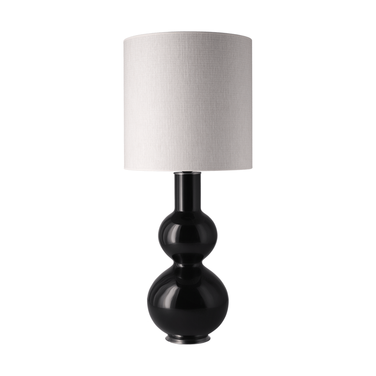 Flavia Lamps Augusta table lamp black lamp base Babel Beige M