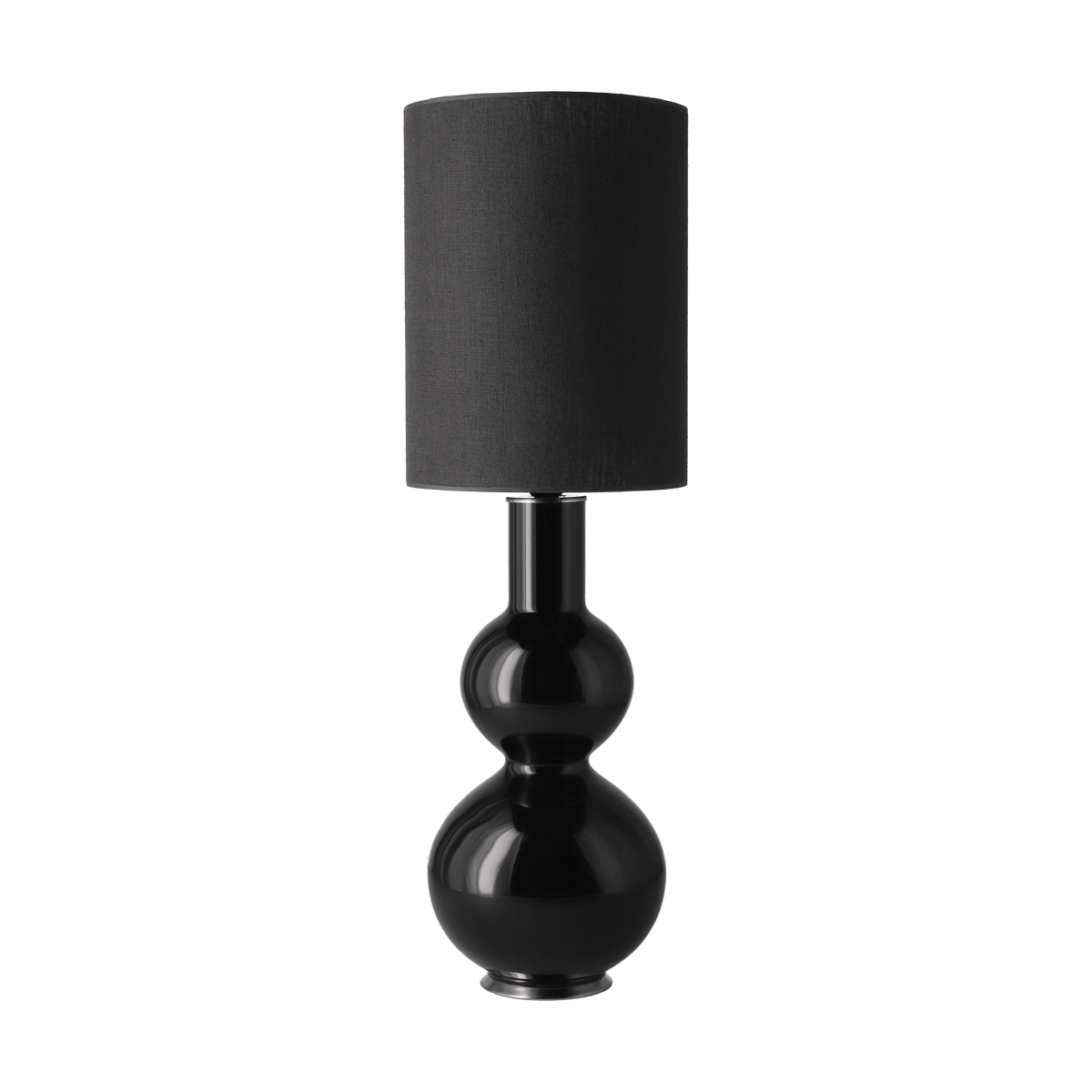 Flavia Lamps Augusta table lamp black lamp base Lino Negro L