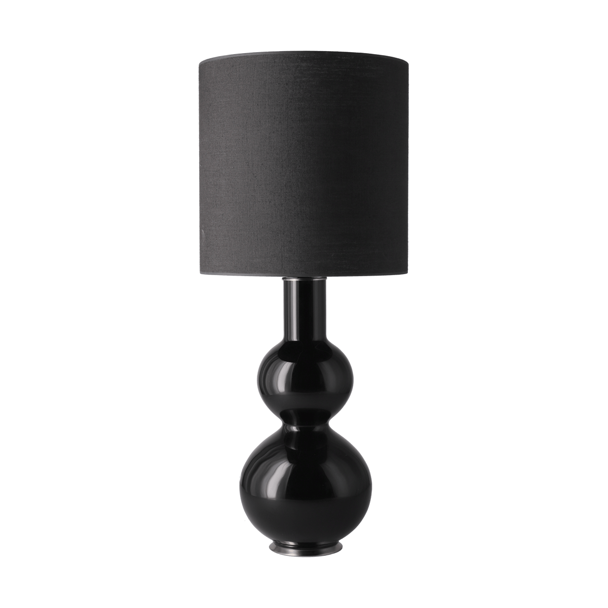 Flavia Lamps Augusta table lamp black lamp base Lino Negro M