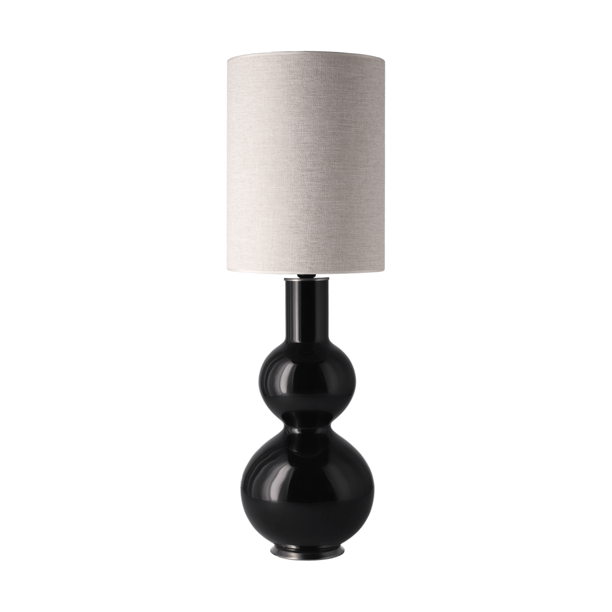 Flavia Lamps Augusta table lamp black lamp base London Beige L