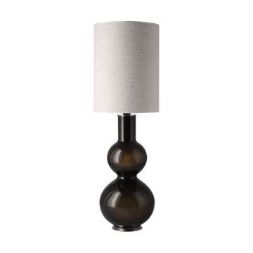 Augusta table lamp black lamp base - London Beige L - Flavia Lamps