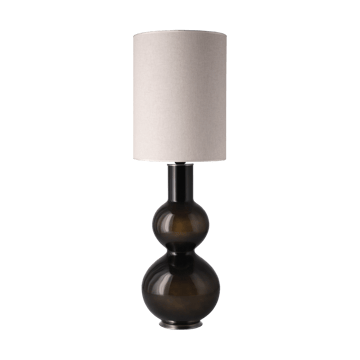 Augusta table lamp black lamp base - Milano Tostado L - Flavia Lamps