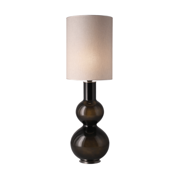 Augusta table lamp black lamp base - Milano Tostado L - Flavia Lamps