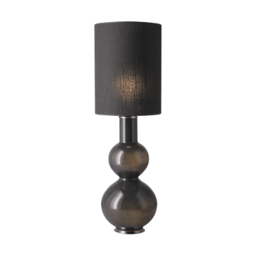 Augusta table lamp grey lamp base - Lino Negro L - Flavia Lamps