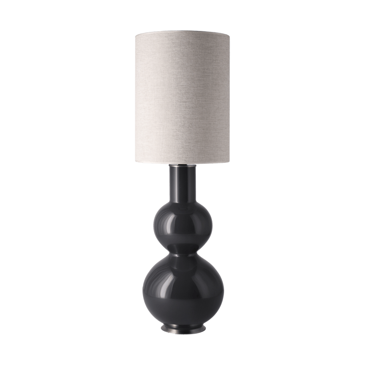 Augusta table lamp grey lamp base - London Beige L - Flavia Lamps