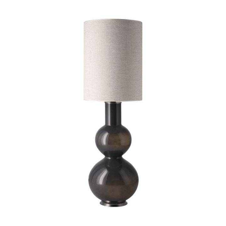 Augusta table lamp grey lamp base - London Beige L - Flavia Lamps