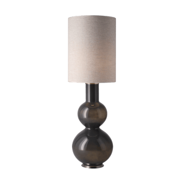 Augusta table lamp grey lamp base - London Beige L - Flavia Lamps