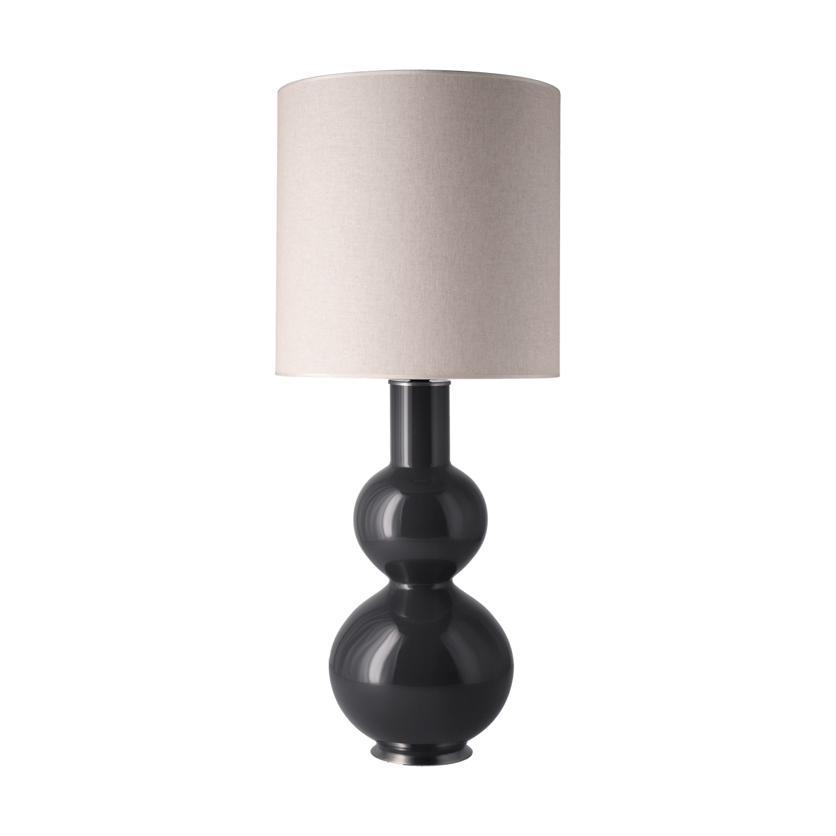 Flavia Lamps Augusta table lamp grey lamp base Milano Tostado M