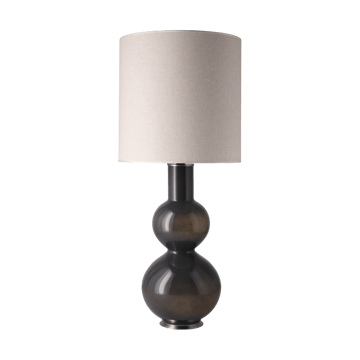 Augusta table lamp grey lamp base - Milano Tostado M - Flavia Lamps