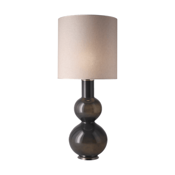 Augusta table lamp grey lamp base - Milano Tostado M - Flavia Lamps