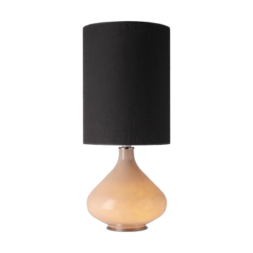 Flavia table lamp beige lamp base - Lino Negro L - Flavia Lamps