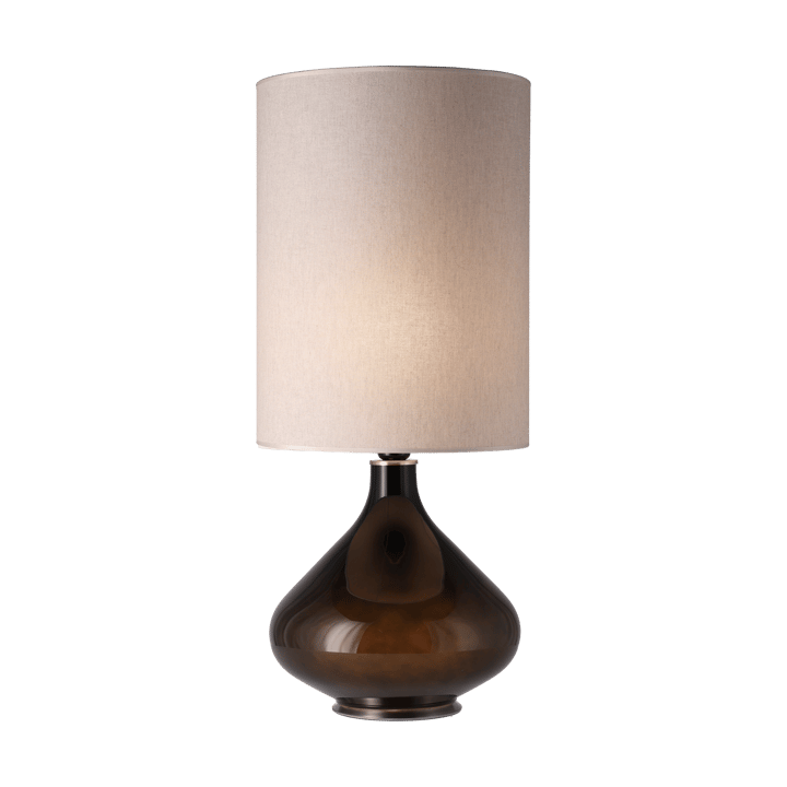 Flavia table lamp black lamp base - Milano Tostado L - Flavia Lamps