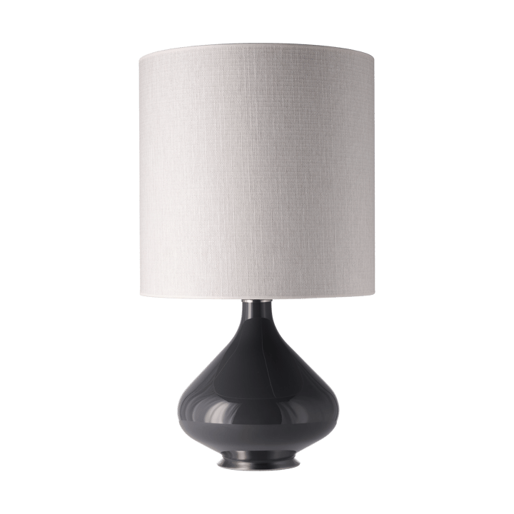 Flavia table lamp grey lamp base, Babel Beige M Flavia Lamps