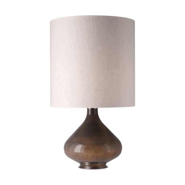 Flavia table lamp grey lamp base, Babel Beige M Flavia Lamps