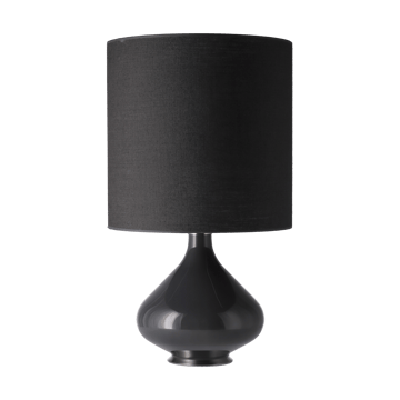 Flavia table lamp grey lamp base - Lino Negro M - Flavia Lamps