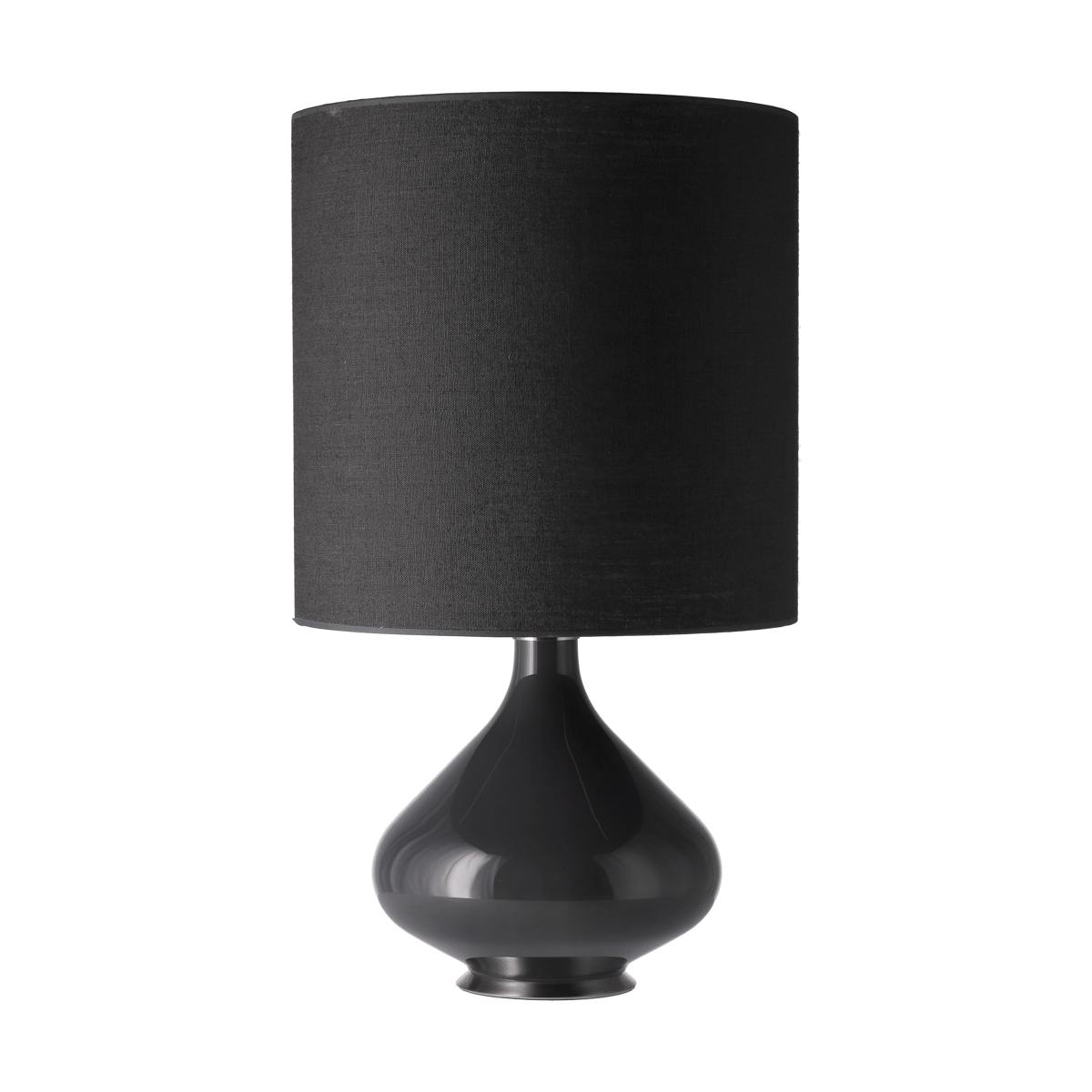 Flavia Lamps Flavia table lamp grey lamp base Lino Negro M