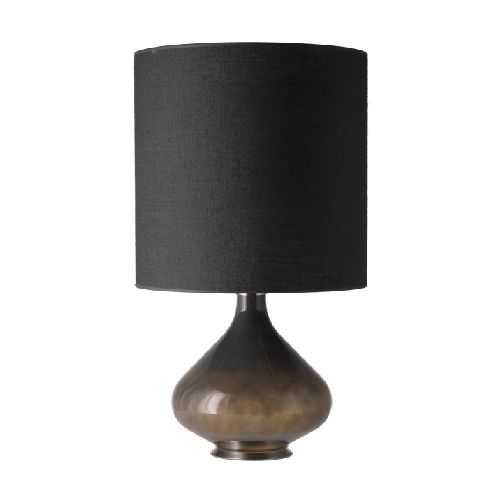 Flavia table lamp grey lamp base - Lino Negro M - Flavia Lamps