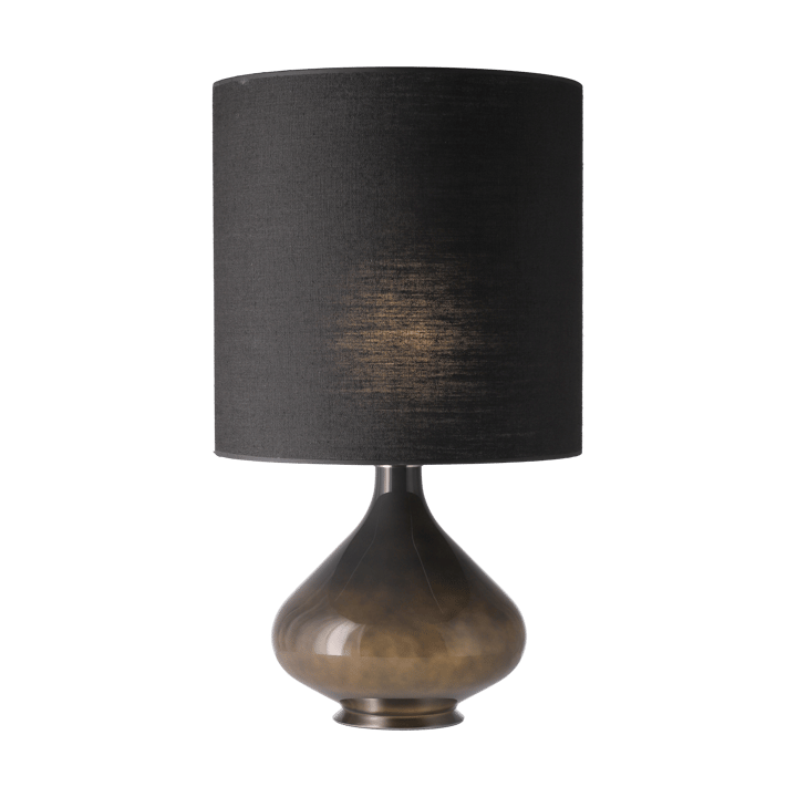 Flavia table lamp grey lamp base - Lino Negro M - Flavia Lamps