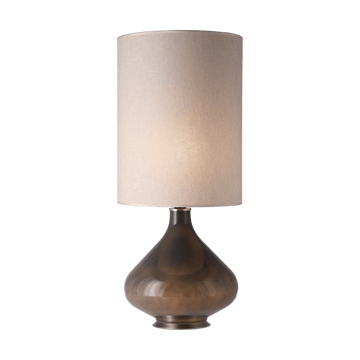 Flavia table lamp grey lamp base - Milano Tostado L - Flavia Lamps