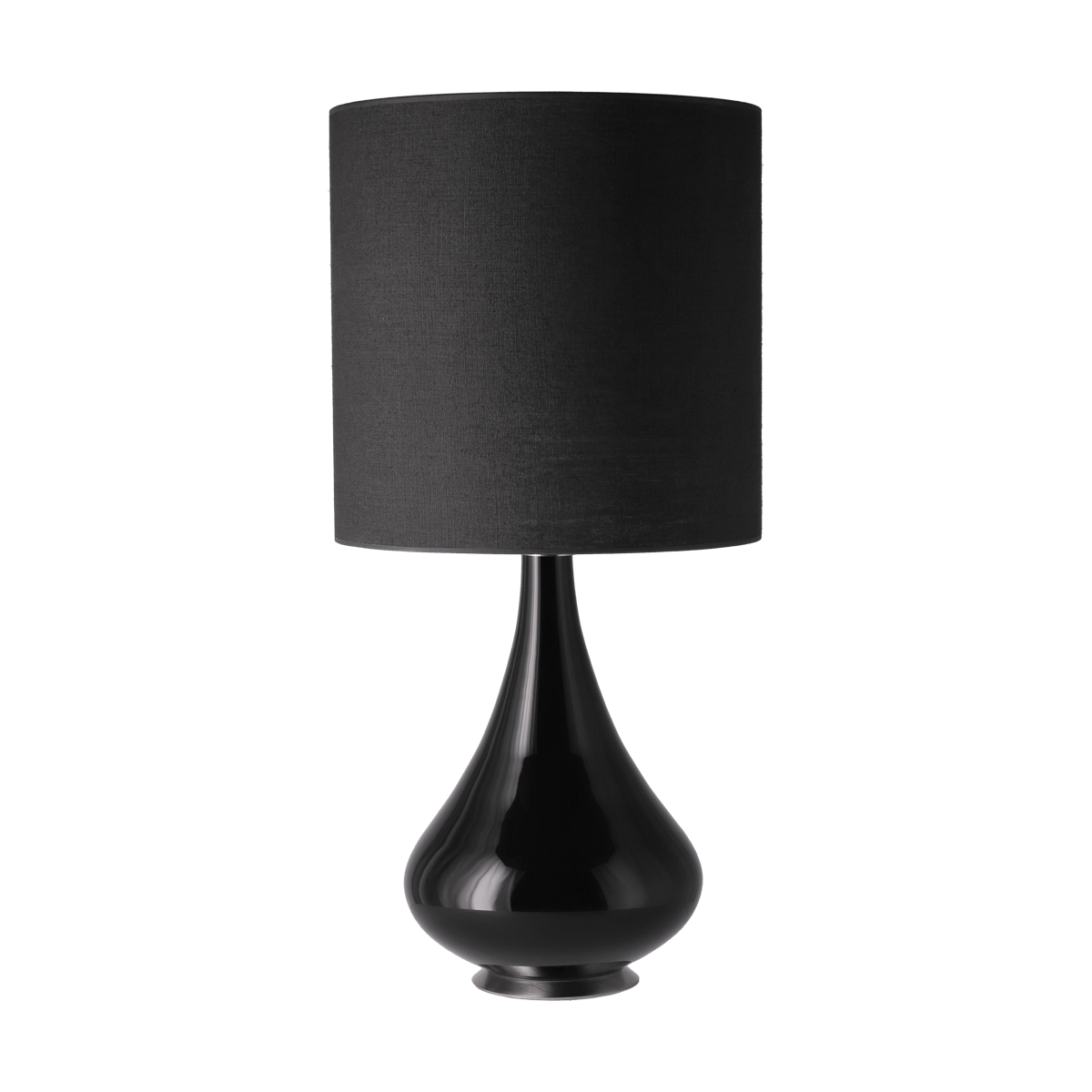 Flavia Lamps Renata table lamp black lamp base Lino Negro M