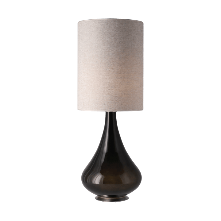 Renata table lamp black lamp base - London Beige L - Flavia Lamps