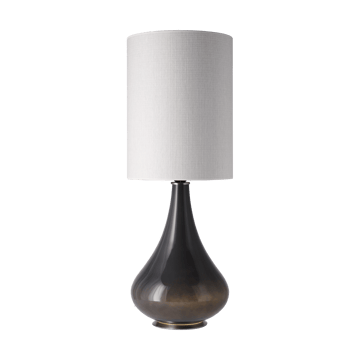 Renata table lamp grey lamp base - Babel Beige L - Flavia Lamps