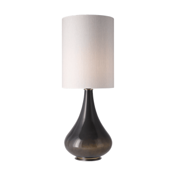 Renata table lamp grey lamp base - Babel Beige L - Flavia Lamps