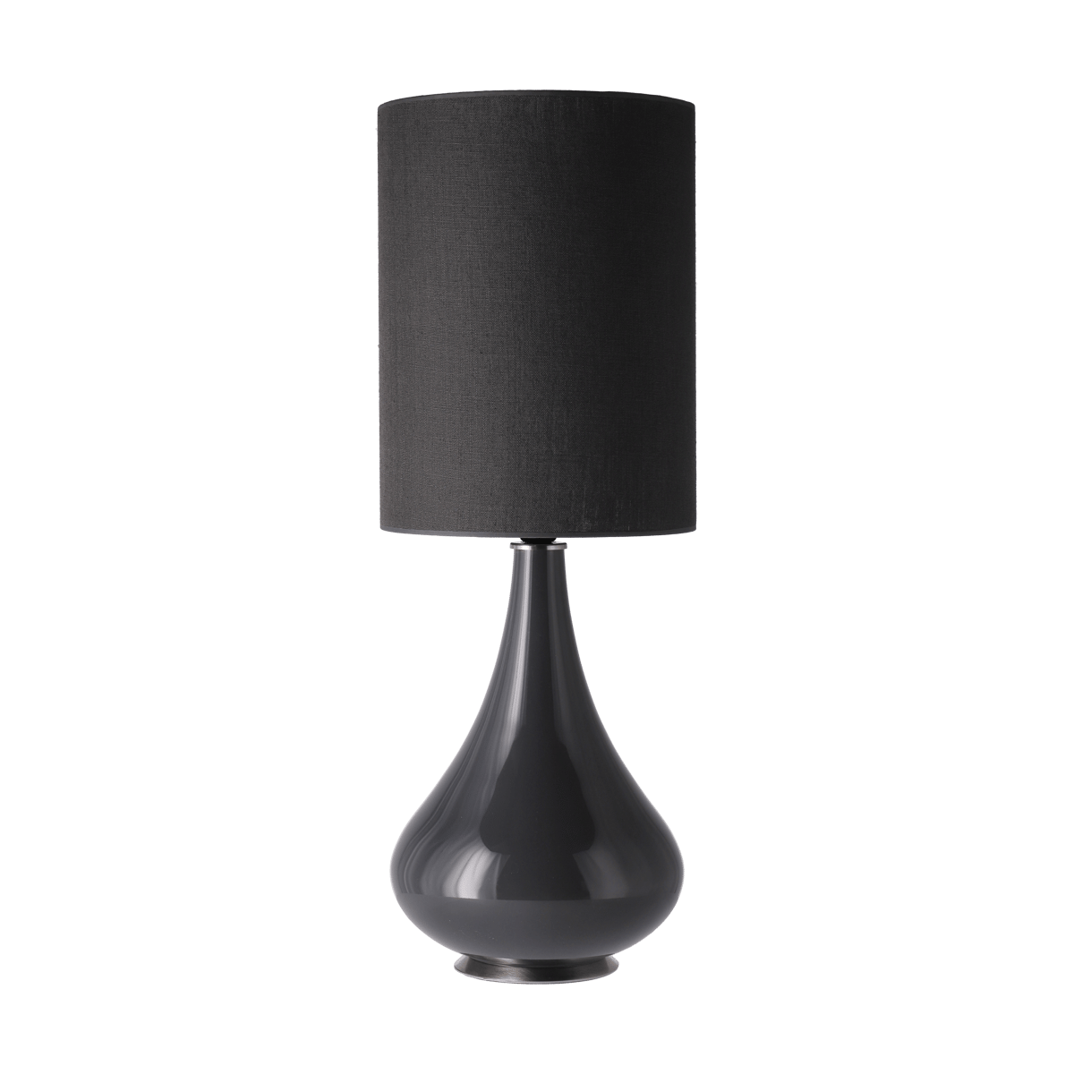 Flavia Lamps Renata table lamp grey lamp base Lino Negro L