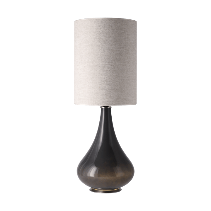 Renata table lamp grey lamp base - London Beige L - Flavia Lamps