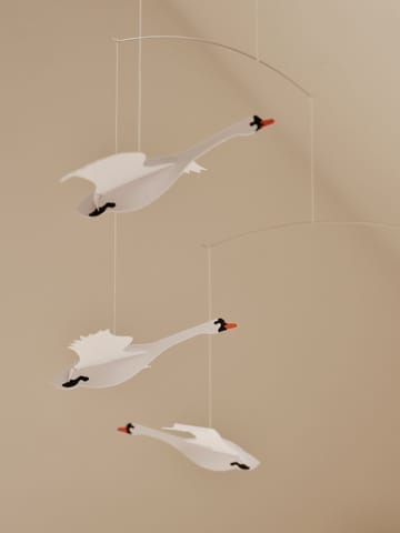 Scandinavian swan mobile - multi - Flensted Mobiles