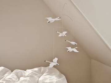 Scandinavian swan mobile - multi - Flensted Mobiles