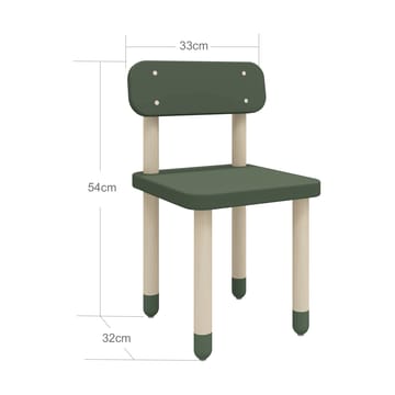 Dots chair - Green - FLEXA