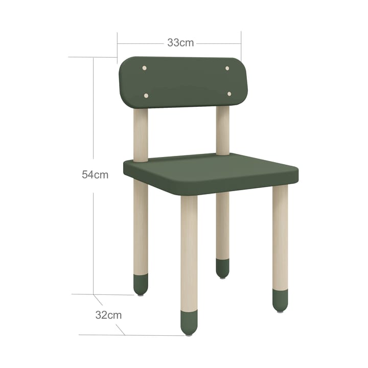 Dots chair, Green FLEXA