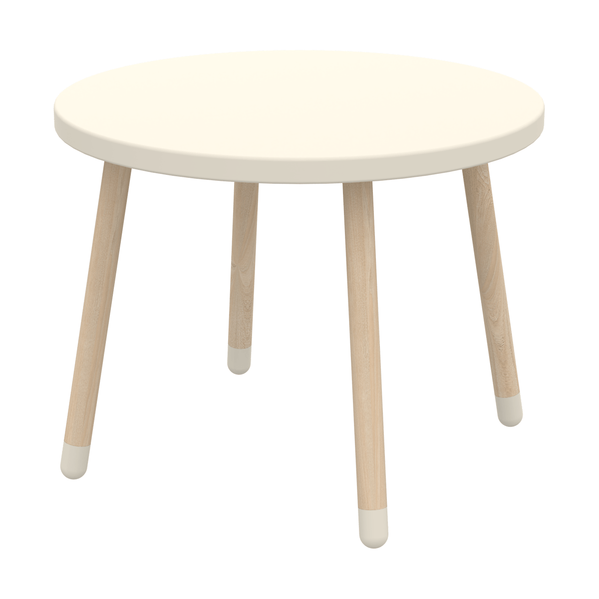 FLEXA Dots play table Ø60 cm Cream