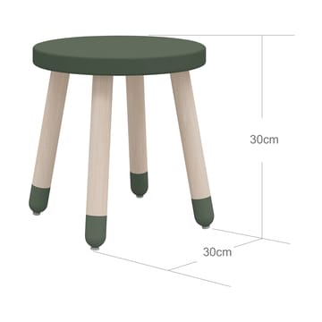 Dots stool 30 cm - Green - FLEXA