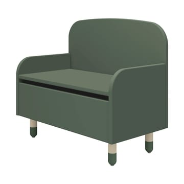 Dots storage bench - Green - FLEXA