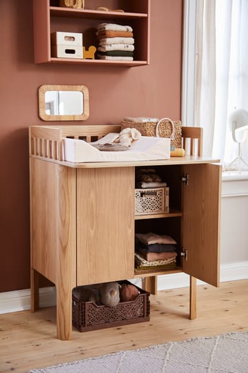 Nova changing table 80x101 cm - Oak - FLEXA