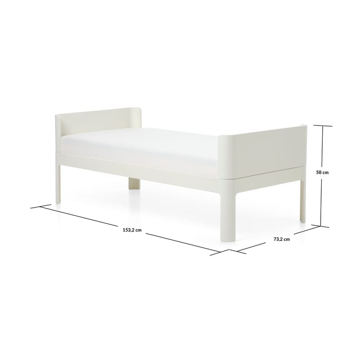 Nova junior bed, Cream FLEXA