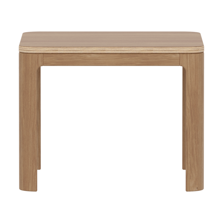 Nova table 47x60x60 cm, Oak veneer FLEXA