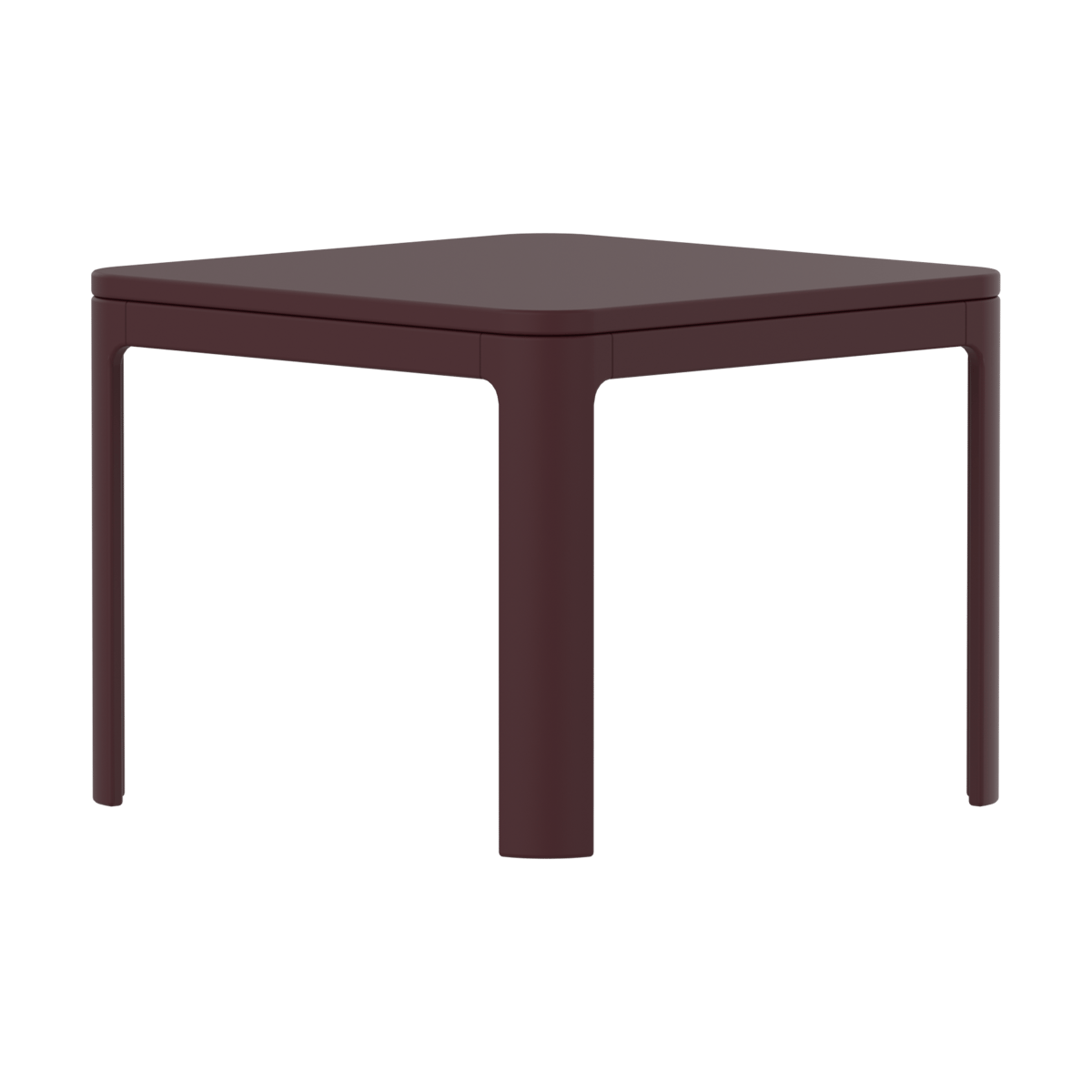 FLEXA Nova table 47x60x60 cm Pomegranate Plywood