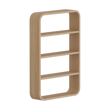 Nova wall shelf 50x83 cm - Oak veneer - FLEXA