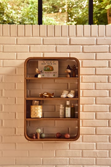 Nova wall shelf 50x83 cm - Oak veneer - FLEXA