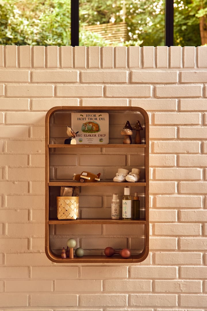 Nova wall shelf 50x83 cm, Oak veneer FLEXA