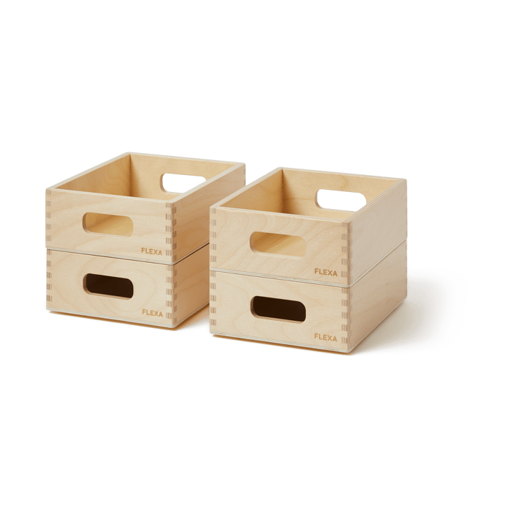 Play Storage Box 2-Pack, Fir FLEXA