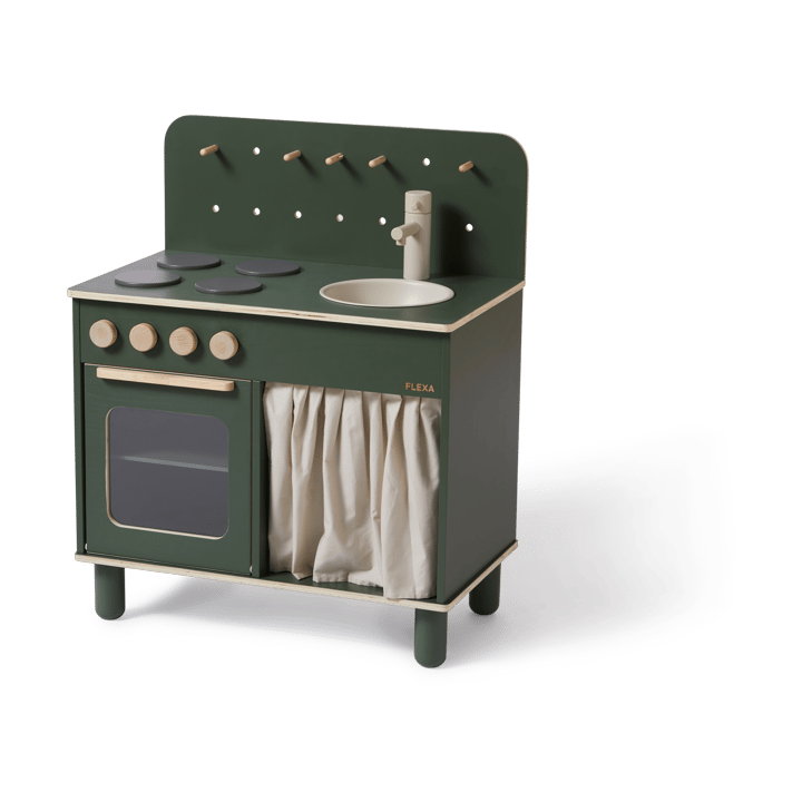 Play toy kitchen 60x75 cm - Deep Green - FLEXA