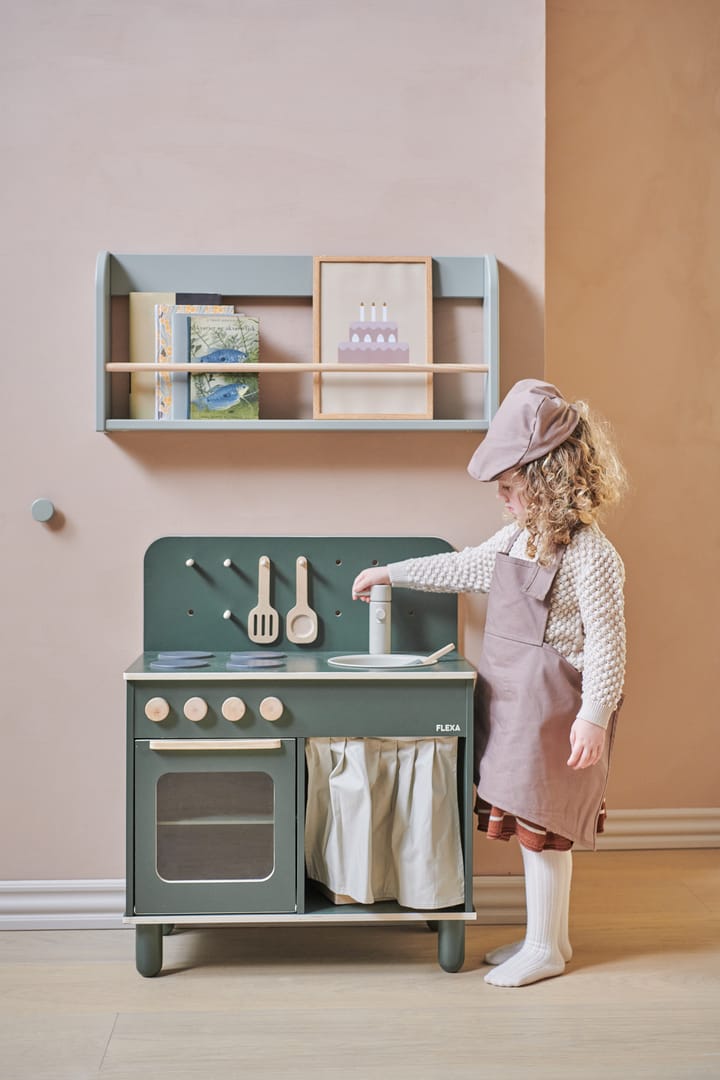 Play toy kitchen 60x75 cm, Deep Green FLEXA