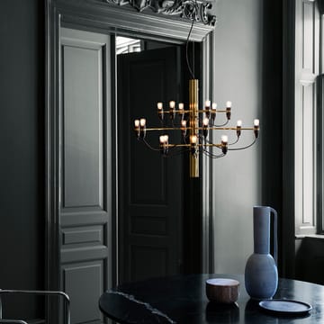 2097 Sarfatti chandelier - Brass 18 lamps - Flos