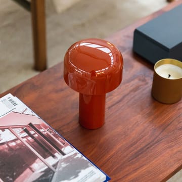 Bellhop tabletop lamp portable - Brick red - Flos