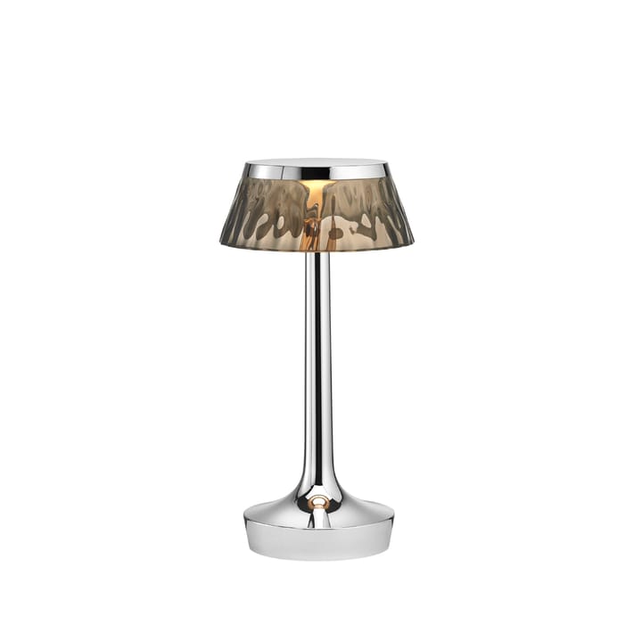 Bon Jour Unplugged table lamp - Chrome fume - Flos