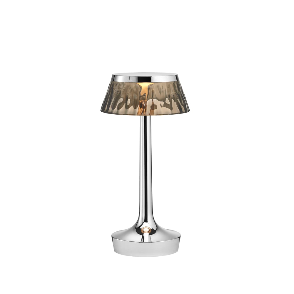 Flos Bon Jour Unplugged table lamp Chrome fume